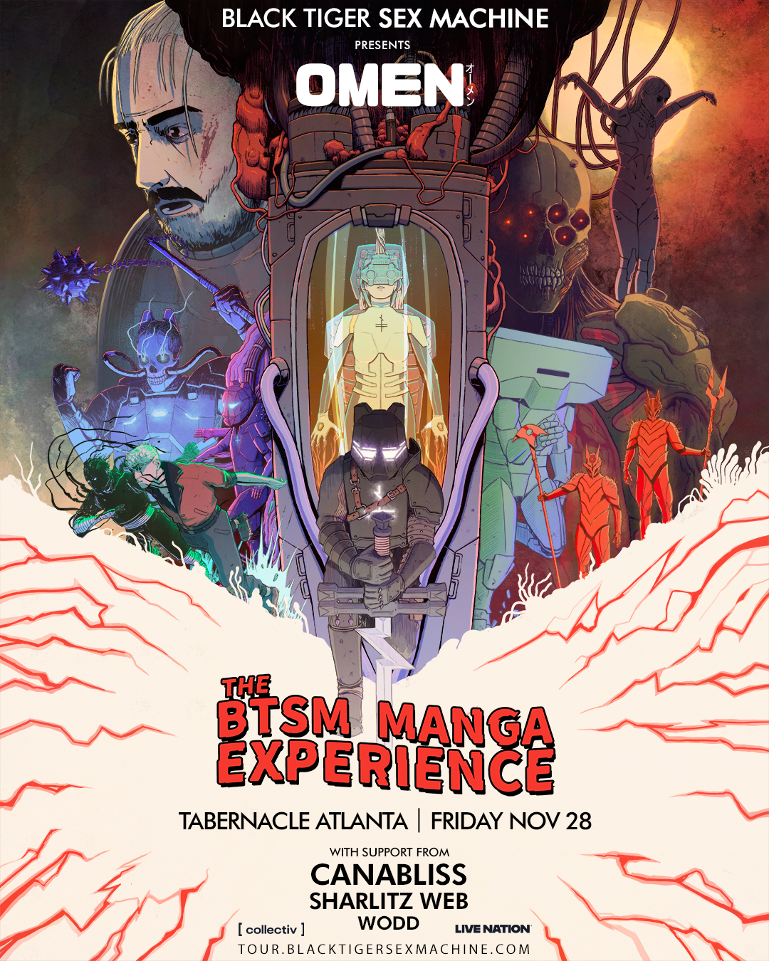 Black Tiger Sex Machine at The Tabernacle Friday, Nov 28, 2025